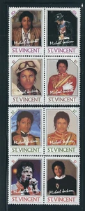 St Vincent SC # 894-897a-b Michael jackson . MNH - Picture 1 of 1