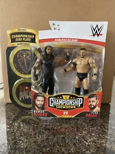 Figuras de acción de enfrentamiento del campeonato de la WWE Roman Reigns y Finn Balor - Imagen 1 de 2