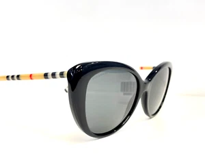 Gafas de sol Burberry para mujer negras/de colección a cuadros ojo de gato - BE4407-385387-54 Italia - Imagen 1 de 3