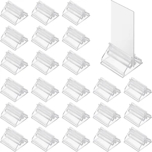 24PCS Plastis Card Stands Clear Game Card Stands Display, Game Piece - Picture 1 of 12