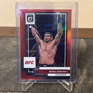 2023 PANINI DONRUSS OPTIC UFC BENEIL DARIUSH /199 RED PARALLEL #81 - Picture 1 of 2