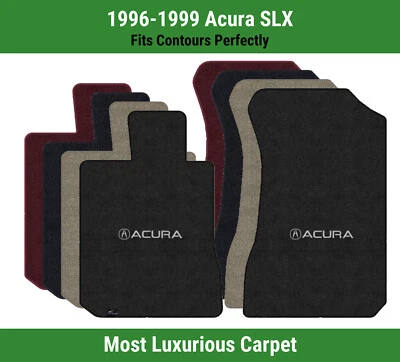 Lloyd Luxe Front Carpet Mats for '96-99 Acura SLX w/Acura A with Acura Word Logo - Image 1 of 4