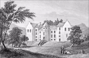 SCOTLAND - TOWER of BARJARG (Dumfries & Galloway) - Steel engraving 19th century - Picture 1 of 1