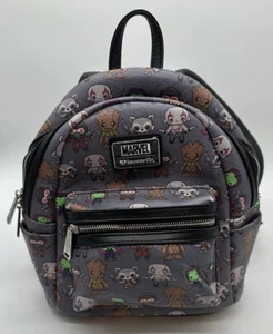 Loungefly Marvel Guardians of the Galaxy All Over Print Mini Backpack EUC - Picture 1 of 11