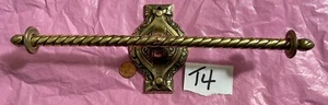 1x Double Toilet roll holder Cast brass French c1890 bespoke Antique Old Wow! T4 - Picture 1 of 10