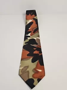 Corbata Stafford Executive para Hombre Patrón Camuflaje Toda Seda 58x4 - Imagen 1 de 8