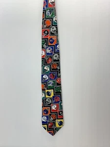 NFL TEAM HELMETS  (AFC -1994) Men’s Tie by Surrey Vintage - Picture 1 of 5