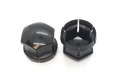 КРЫШКИ КОЛЕСНЫХ ГАЕК ДЛЯ VOLVO V60 V90 XC90 S90 XC60 XC40 S60 КОЛПАЧКИ БОЛТОВ ЧЕРНЫЕ x4 - Изображение 1 из 4