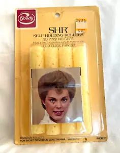 Vintage Goody 1977 Self-Holding Rollers Kroger Tag 8 Med.Rollers Never Used#1052 - Picture 1 of 3