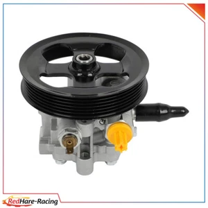 Power Steering Pump w/ Pulley for 2008-2015 Mitsubishi Lancer Outlander L4 2.4L - Picture 1 of 6