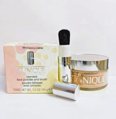 Polvo facial mezclado CLINIQUE *CON CEPILLO* 03 TRANSPARENCIA 3 1,2 oz/35 g súper talla Foto 1 de 2