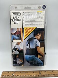 Back Support Belt Size XL - Black - Fits 46”-56” Professionals Choice Vintage