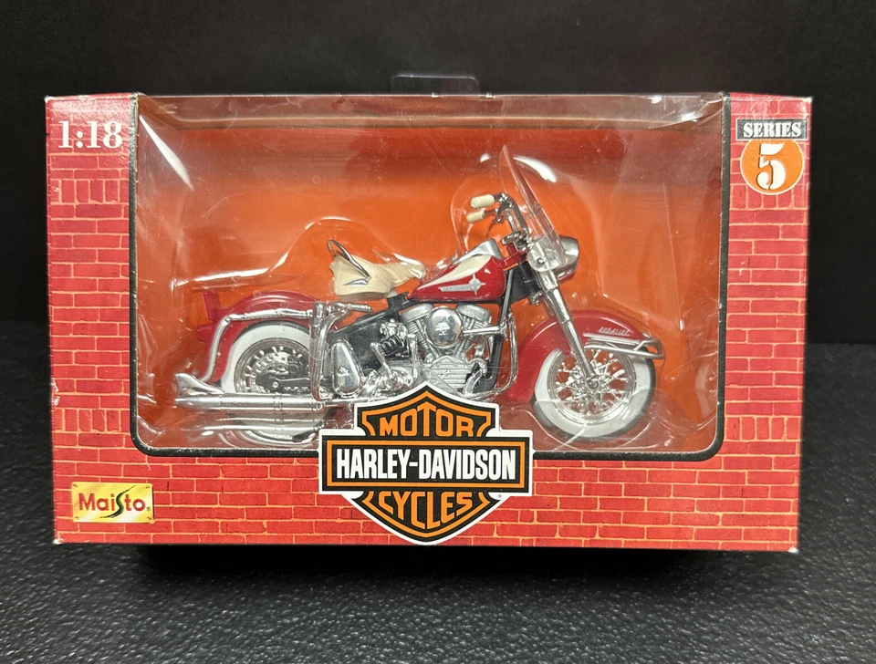Series 5 Complete Set of Harley Davidson Die Cast Motorcycles Maisto 1 18