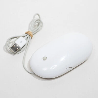 Genuine Apple Wired USB Mighty Mouse A1152 - Tested Working! Good Condition - Image 1 of 4