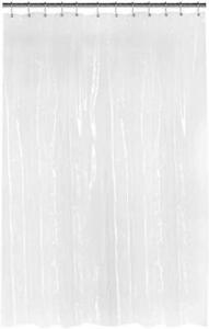 Extra Long Shower Curtain Liner with 84 Inches Height X 72 with Metal Grommets
