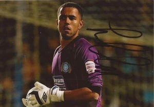 WYCOMBE: JORDAN ARCHER SIGNED 6x4 ACTION PHOTO+COA - Imagen 1 de 1