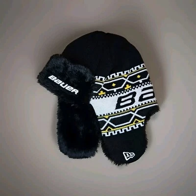 Sombrero de invierno Bauer Hockey negro/amarillo/blanco gorro juvenil Touque Foto 1 de 4