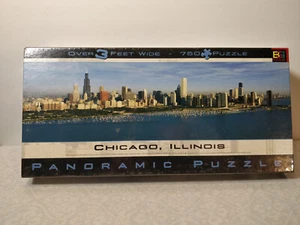 Rompecabezas BGI Panorámico CHICAGO Illinois Tres Pies de Ancho 750 Piezas - Imagen 1 de 4