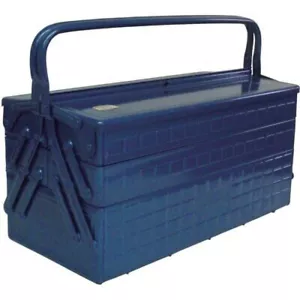 Trusco Three-Stage DIY Tool Box GT470B Blue W472xD220xH343 Steel Japan 7.3 KG JP - Picture 1 of 5