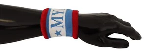 Dolce & Gabbana Multicolor King Of My Life Cashmere Men's Wristband Authentic - Picture 1 of 6