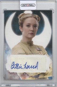 2017 Topps Star Wars The Last Jedi Autograph Card Billie Lourd As Kaydel Ko Conn