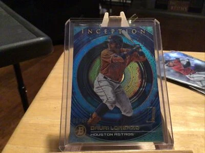 2022 Bowman Inception Dauri Lorenzo 1st Initiation Blue 92/99 - Image 1 of 2
