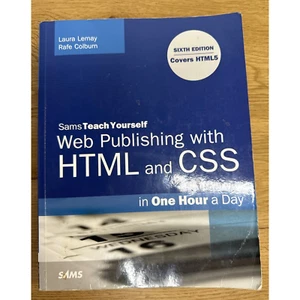 Sams Teach Yourself Web Publishing with HTML and CSS in One Hour a Day - Picture 1 of 3