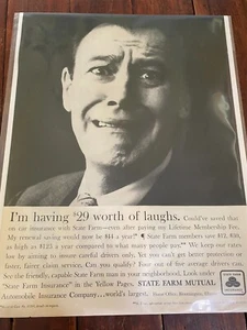 Vintage 1959 State Farm Insurance $29.00 Worth Of Laughs ad - Picture 1 of 1