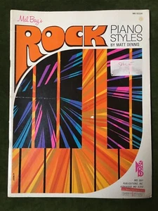Rock Sheet Music Book Rock Piano Styles Mel Bay’s Matt Dennis - Foto 1 di 4