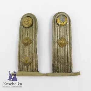Kriegsmarine, Paar Schulterstücke von Kapitänleutnant, 2. WK, Original (EK8) - Bild 1 von 2