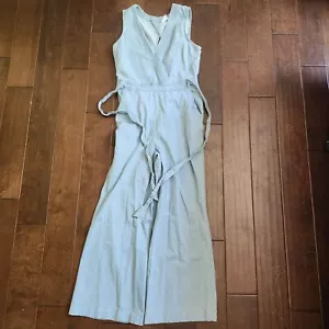 Jack By BB Dokota Women's Blue Sleeveless W/ Tie Jumpsuit - Size 6 - Picture 1 of 23