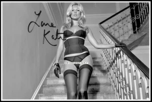 Kate Moss, Autographed, Pure Cotton Canvas Image. Limited Edition (JM-302) x - Picture 1 of 1