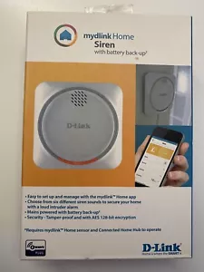 D-LINK DCH-Z510 MYDLINK HOME SIREN 110 dB SMART ALLARME NUOVO SIGILLATO !! - Picture 1 of 3