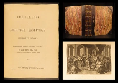 Gallery of Scripture Engravings | John Kitto, 1847 – Illustrated Bible Scenes - Image 1 of 4