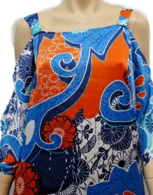 La Perla Anna Club Villa Toscana Swimsuit Cover Up 44 8 Blue - Image 1 of 3