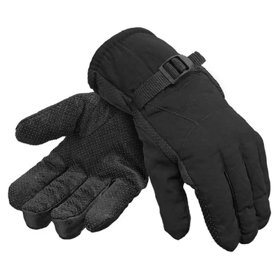 Guantes de esquí para nieve de invierno forrados con forro de lana resistentes al agua Thinsulate 3M para hombre Foto 1 de 4