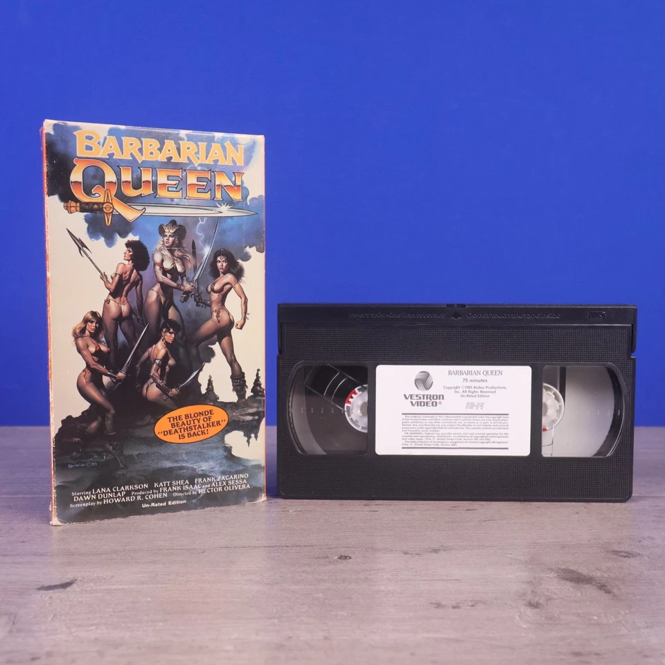 Barbarian Queen VHS - Vestron Video - Lana Clarkson Cult Kitsch - Image 1 of 1