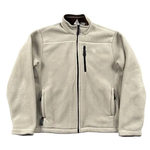 Timberland Giacca Pile Uomo Media Polartec Crema Full Zip Invernale - Foto 1 di 8