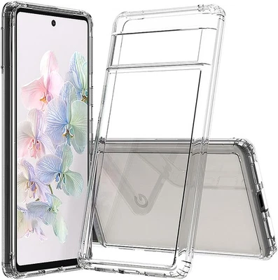 AquaFlex Transparent Anti-Shock Clear Case Slim Cover for Google Pixel 7 - Image 1 of 4