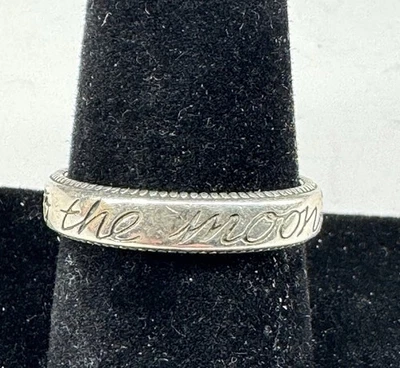 James Avery To The Moon And Back Ring Sterling Silver Size 9.25 - Image 1 of 4