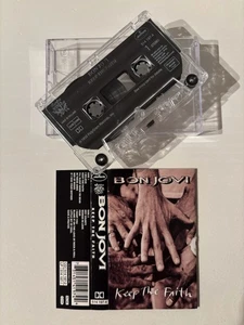 BON JOVI - KEEP THE FAITH (UK CASSETTE TAPE) - Picture 1 of 6