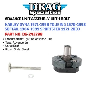 Unidad avanzada (con perno) - Modelos Harley FL/FX/XL - ¡Envío gratuito (EE. UU.)! - Imagen 1 de 2