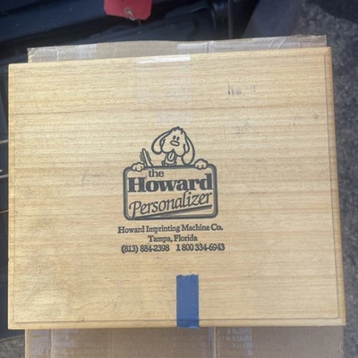 Conjunto tipo máquina de gravação Howard Personalizer Hot Foil Stamping - Imagem 1 de 2