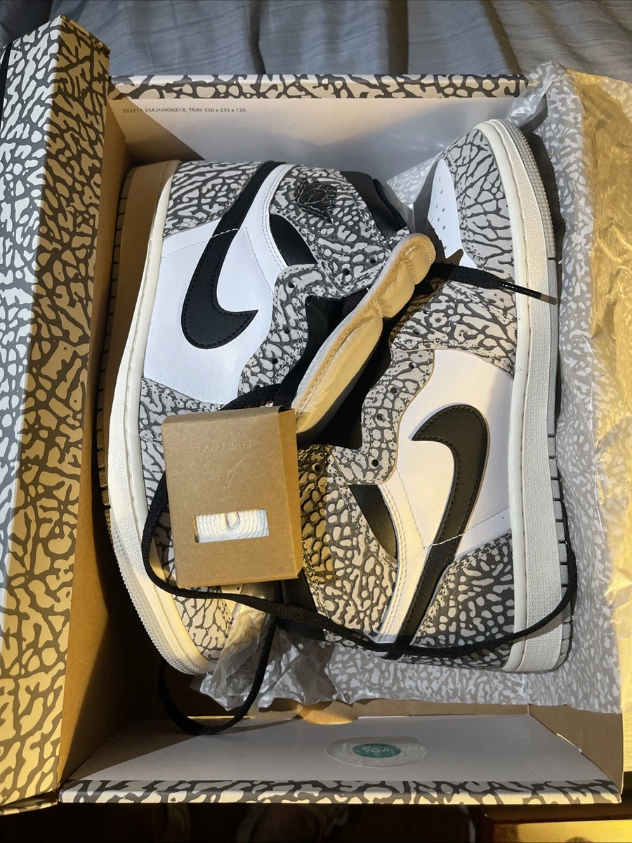 NIKE　AIR JORDAN1　ゴールドロゴ　エレファントプリント　新品未使用 Nike Air Jordan 1 Retro High 