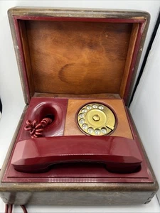 Vintage telephone de salon telcer vintage dans son jus - Zdjęcie 1 z 11