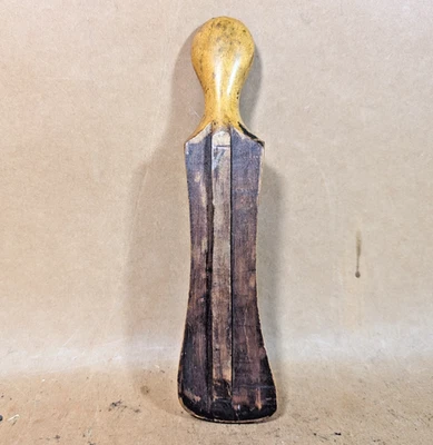 Antigua camilla de madera primitiva hecha a mano para botas árbol zapatos *derecha* repuesto Foto 1 de 4