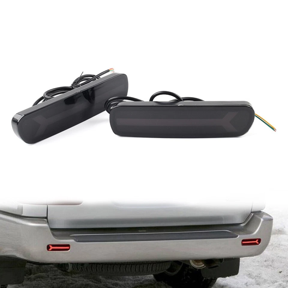 Lámpara de freno de señal de giro DRL para parachoques trasero para Toyota Land Cruiser para Lexus LX470 GZ Foto 1 de 4