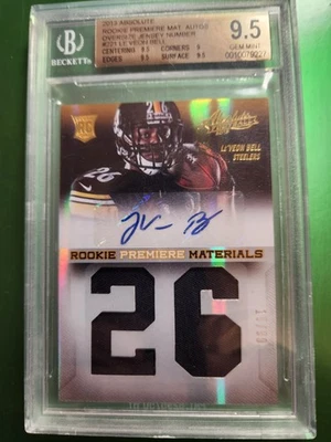 2013 Panini Absolute - Rookie Premiere Materials Le'Veon Bell #221  15/99 - Image 1 of 2