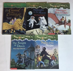 Lot of 5 Magic Tree House Books, Paperback, by Mary Pope Osborne - Picture 1 of 5