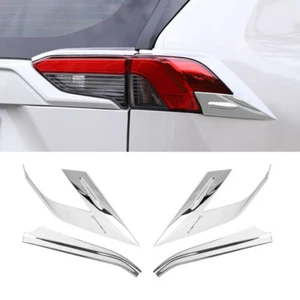 For Toyota RAV4 2019-2022 4pcs Car Rear Tail Light Lamp Decor Frame Trim Cover - Picture 1 of 6